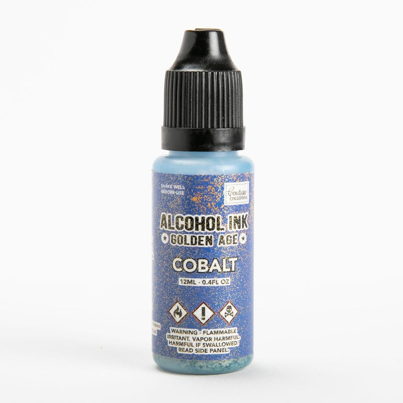 White Smoke Alcohol Ink Couture Creations  - Golden Age - Cobalt - 12ml | 0.4fl oz Alcohol Ink
