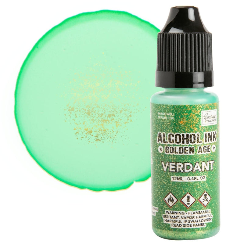 Powder Blue Alcohol Ink Couture Creations  - Golden Age - Verdant - 12ml | 0.4fl oz Alcohol Ink