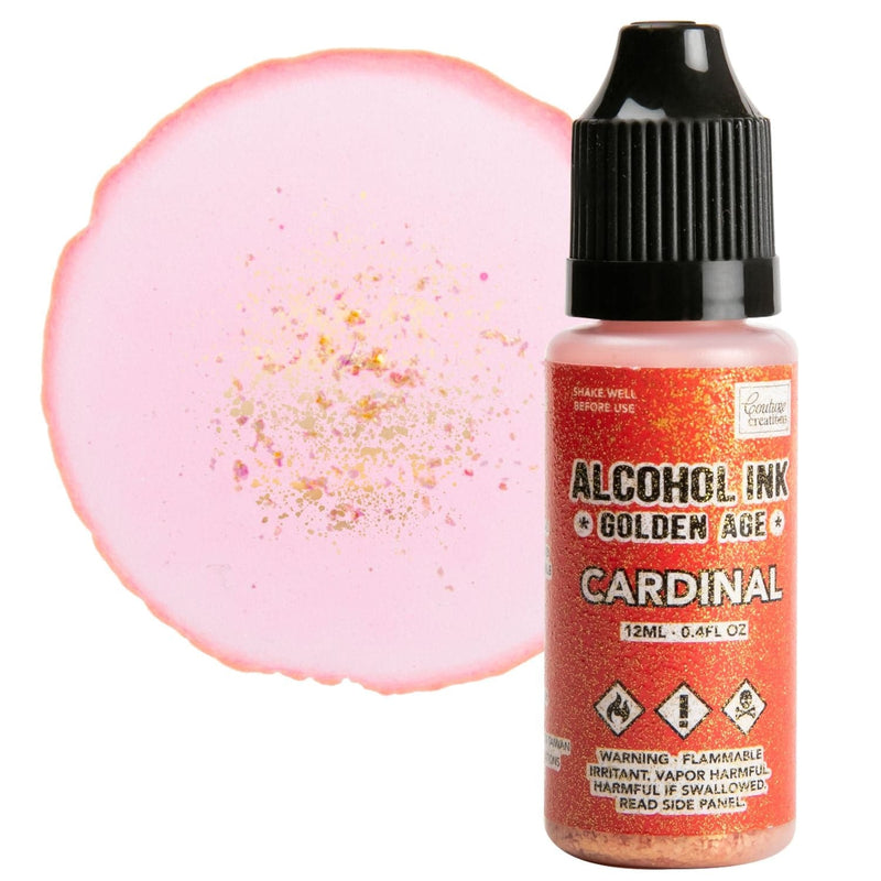 Misty Rose Alcohol Ink Couture Creations  - Golden Age - Cardinal - 12ml | 0.4fl oz Alcohol Ink