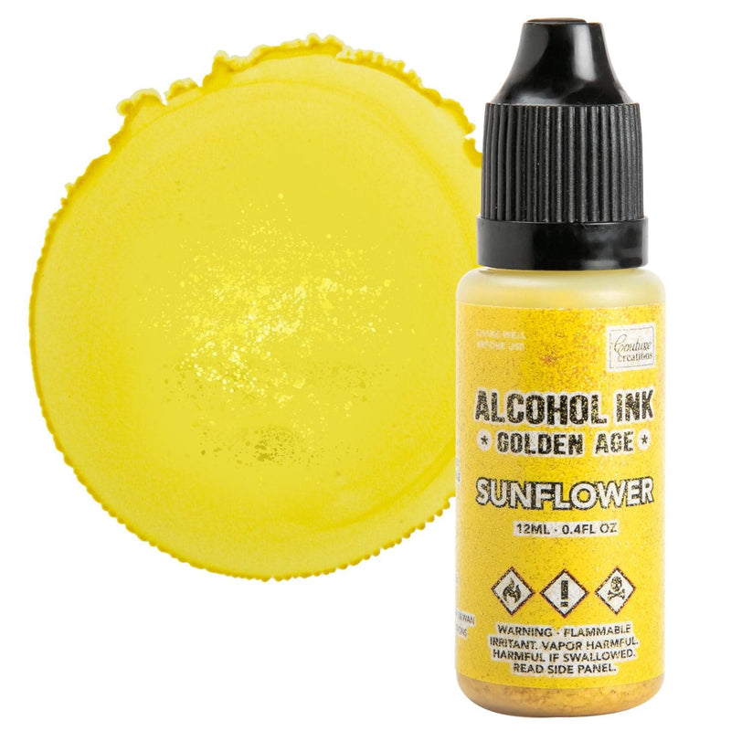 Goldenrod Alcohol Ink Couture Creations  - Golden Age - Sunflower - 12ml | 0.4fl oz Alcohol Ink