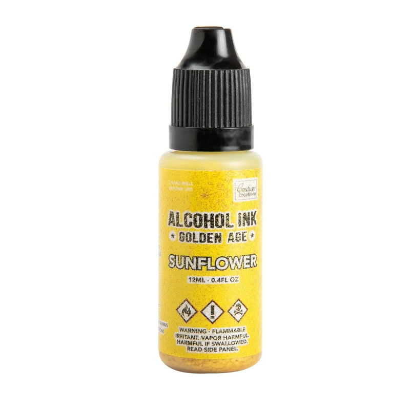 Dark Slate Gray Alcohol Ink Couture Creations  - Golden Age - Sunflower - 12ml | 0.4fl oz Alcohol Ink