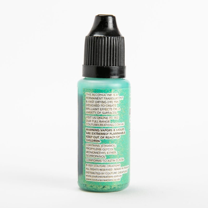 White Smoke Alcohol Ink Couture Creations  - Golden Age - Turquoise - 12ml | 0.4fl oz Alcohol Ink