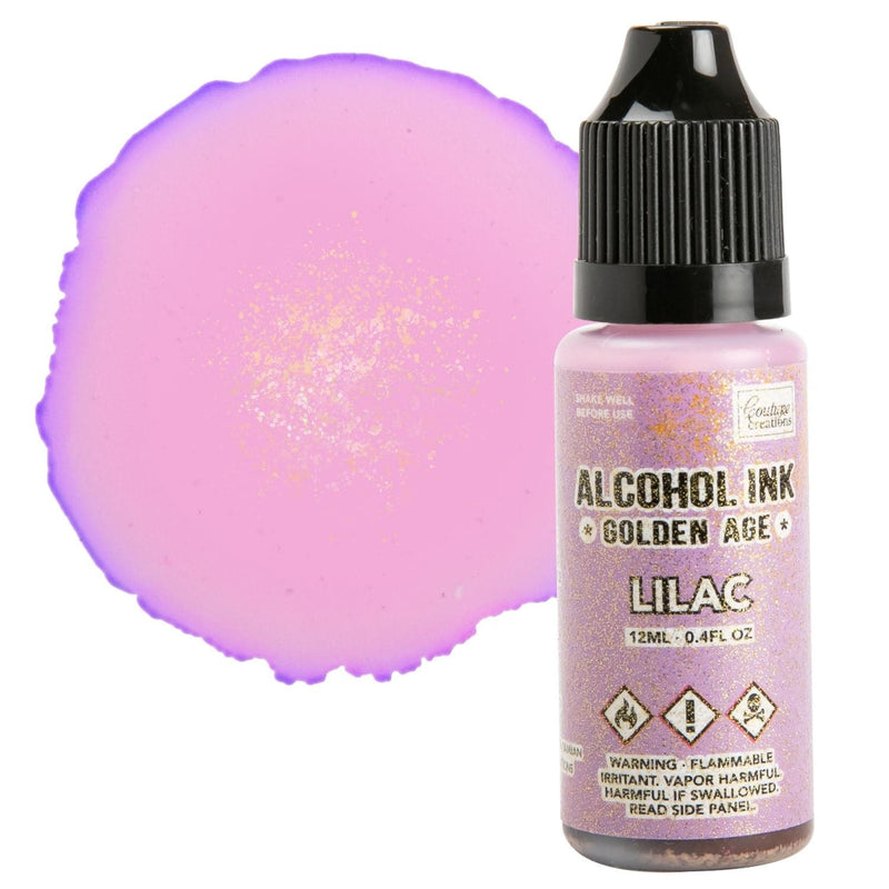 Thistle Alcohol Ink Couture Creations  - Golden Age - Lilac - 12ml | 0.4fl oz Alcohol Ink
