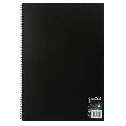 Black Eraldo di Paolo A3 Visual Diary Black 40 Sheets Visual Diary