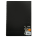 Black Eraldo di Paolo A4 Visual Diary 120gsm Black 40 Sheets Visual Diary
