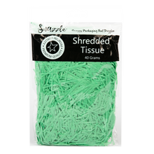 Dark Sea Green Shredded Paper-Green 40g Christmas