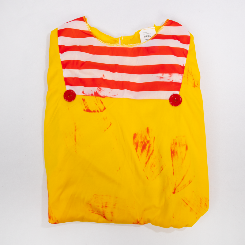Orange Halloween Killer Clown Costume-Large Halloween