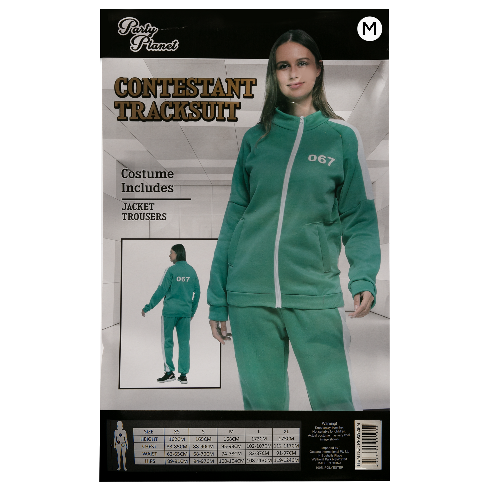 Dim Gray Halloween Female Contestant Costume-Medium Halloween