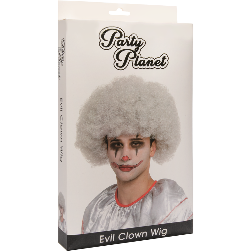 Gray Halloween Afro Wig Halloween