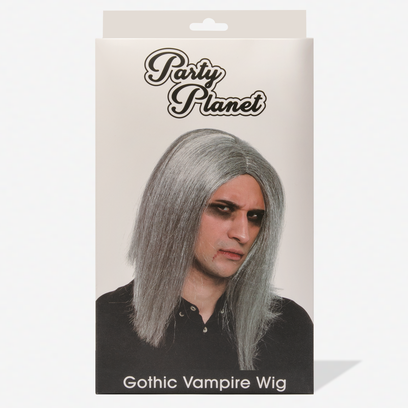 Dark Slate Gray Halloween Gothic Vampire Wig