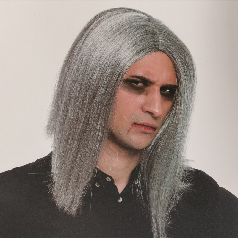 Gray Halloween Gothic Vampire Wig