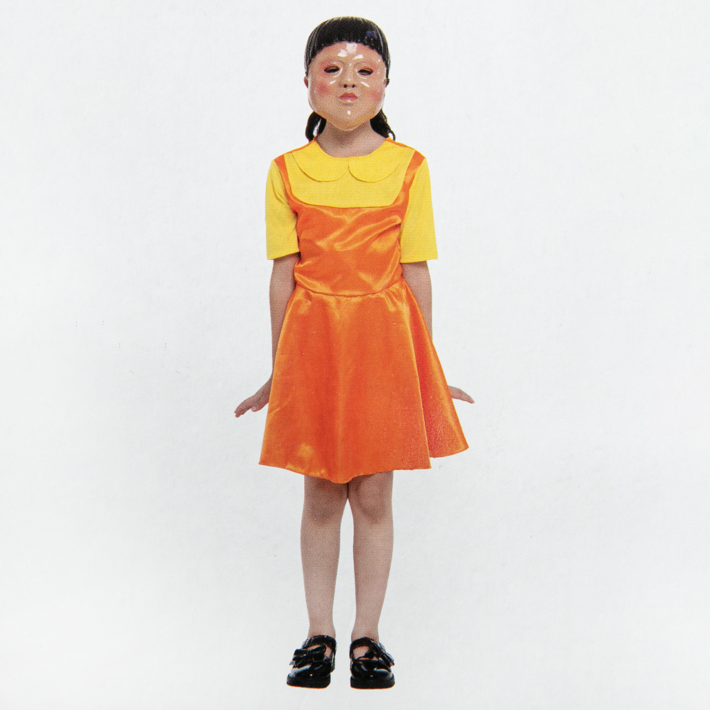 White Smoke Halloween Robot Doll Girl Kids Costume-Large Halloween