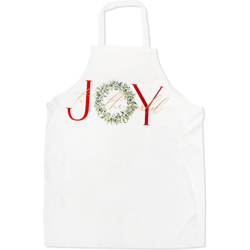 White Smoke Christmas Cotton Apron 86x67cm