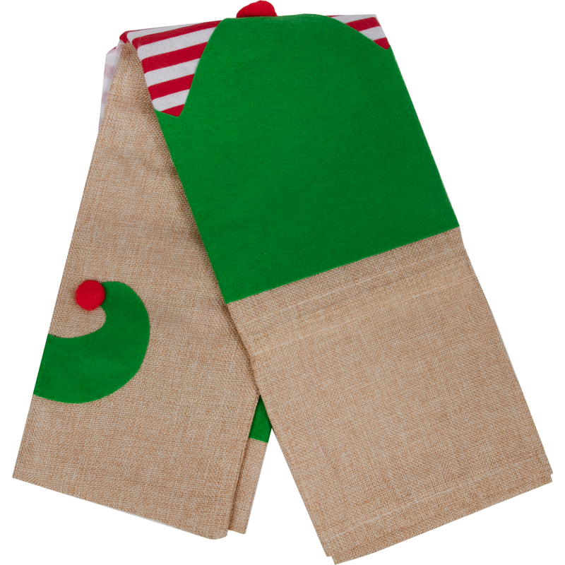 Rosy Brown Christmas Elf Legs Santa Sack 50x70cm Christmas