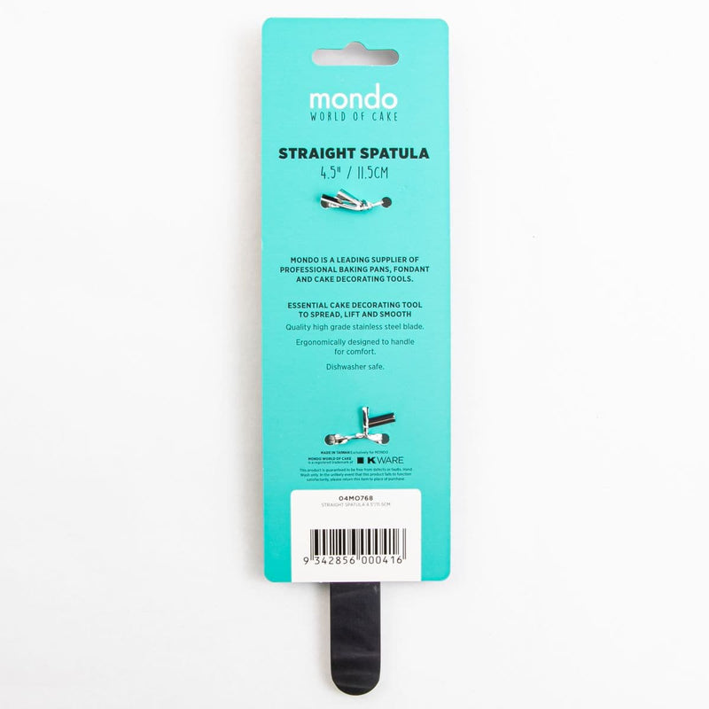 Medium Turquoise Mondo Straight Spatula 11.5Cm Cake Decorating Tools