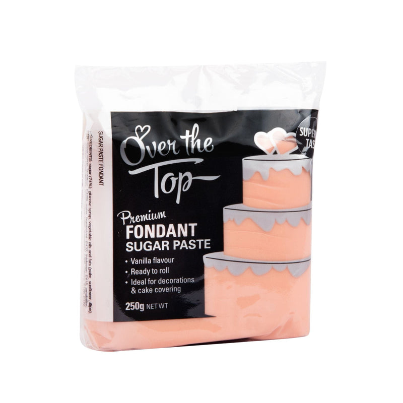 Tan Over The Top Skin Tone Premium Fondant 250G Ingredients and Edibles - Cake Decorating