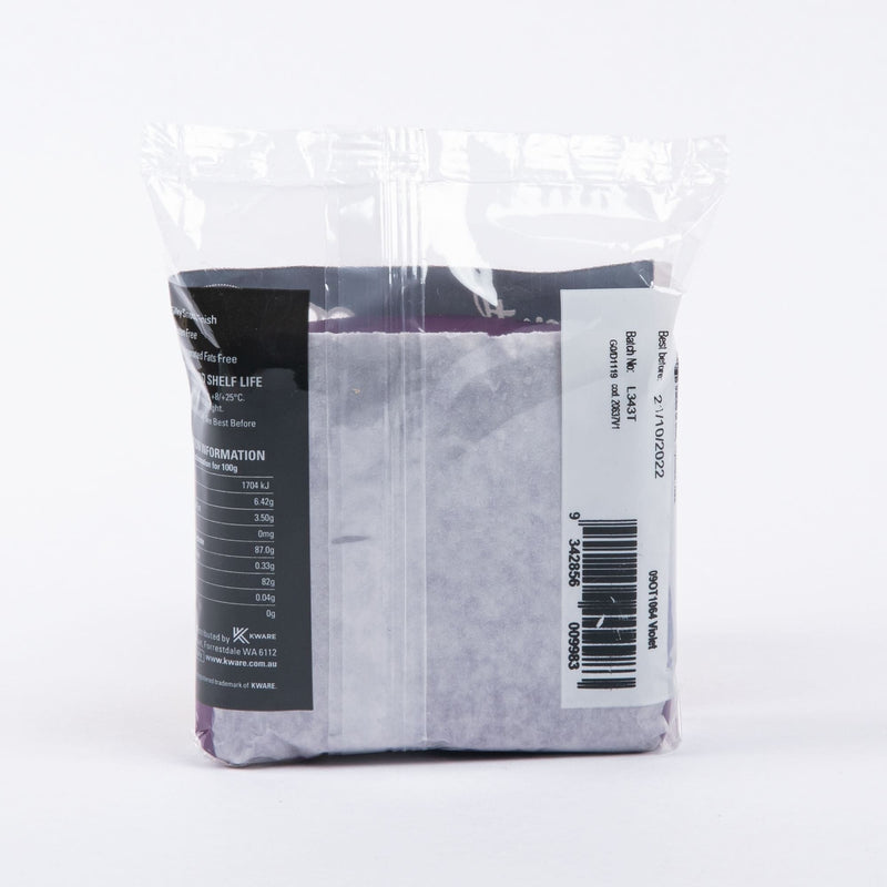 Gray Over The Top Violet Premium Fondant  250G Ingredients and Edibles - Cake Decorating