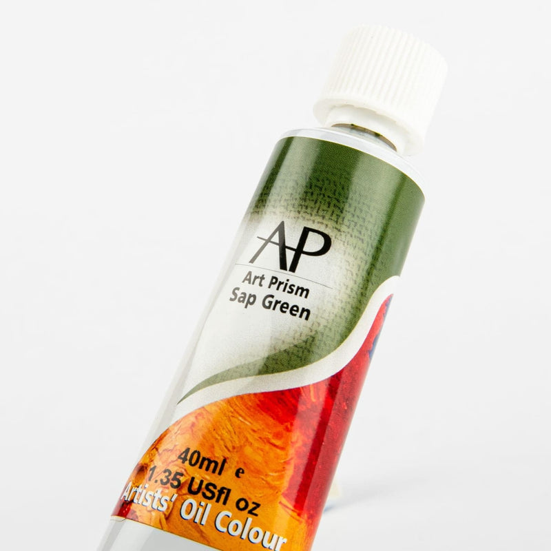 White Smoke Art Spectrum Art Prism Oil Paint  40mL Sap Green Oil Paints