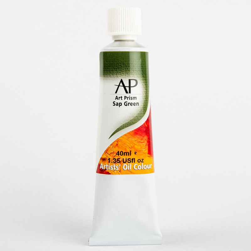 White Smoke Art Spectrum Art Prism Oil Paint  40mL Sap Green Oil Paints