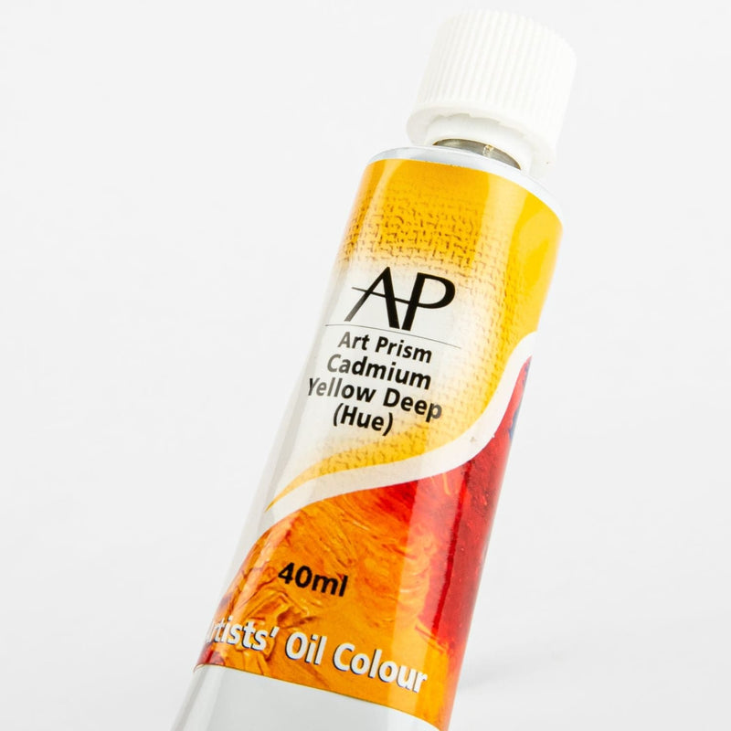 White Smoke Art Spectrum Art Prism Oil Paint  40mL Cadmium Yellow Deep Hue Oil Paints