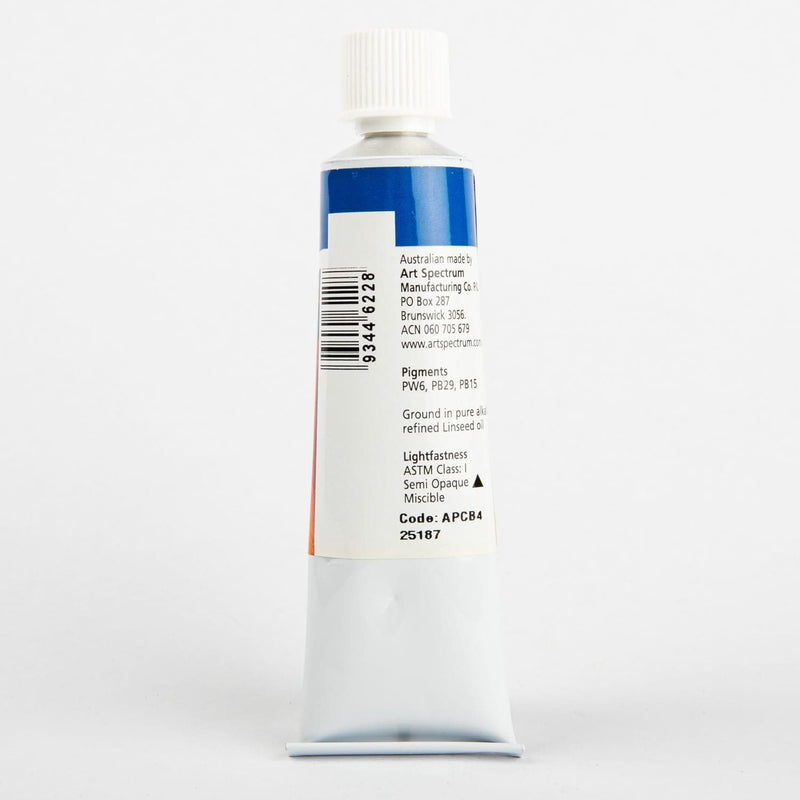 White Smoke Art Spectrum Art Prism Oil Paint  40mL Cobalt Blue Hue Oil Paints