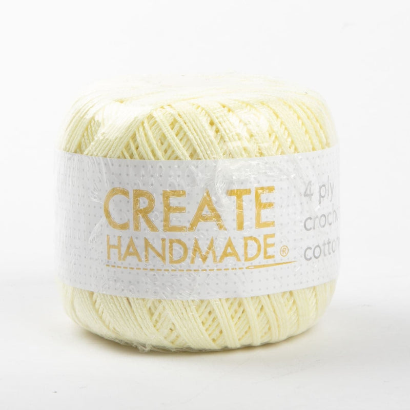 Tan Create Handmade Crochet Cotton Cotton Wheatfield (4 Ply Knitting and Crochet Yarn