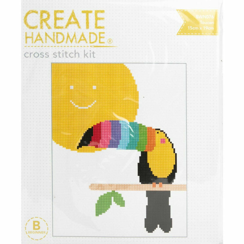 Goldenrod Toucan Cross Stitch Needlework Kits