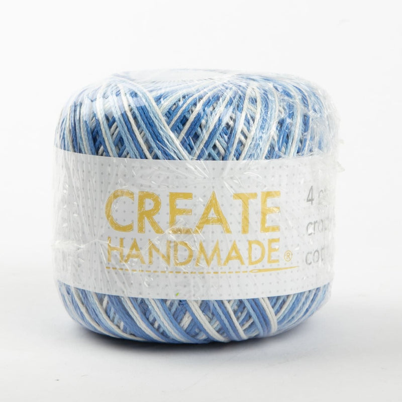Tan Create Handmade Crochet Cotton Ver Blue (4 Ply) Knitting and Crochet Yarn