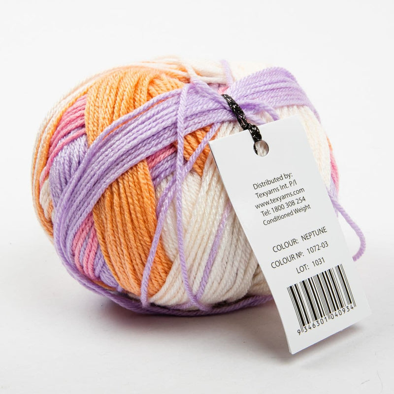 Light Gray Superb 88 100% Anti Piling Acrylic Yarn 100 Grams  col: 1072-03 Neptune Knitting and Crochet Yarn