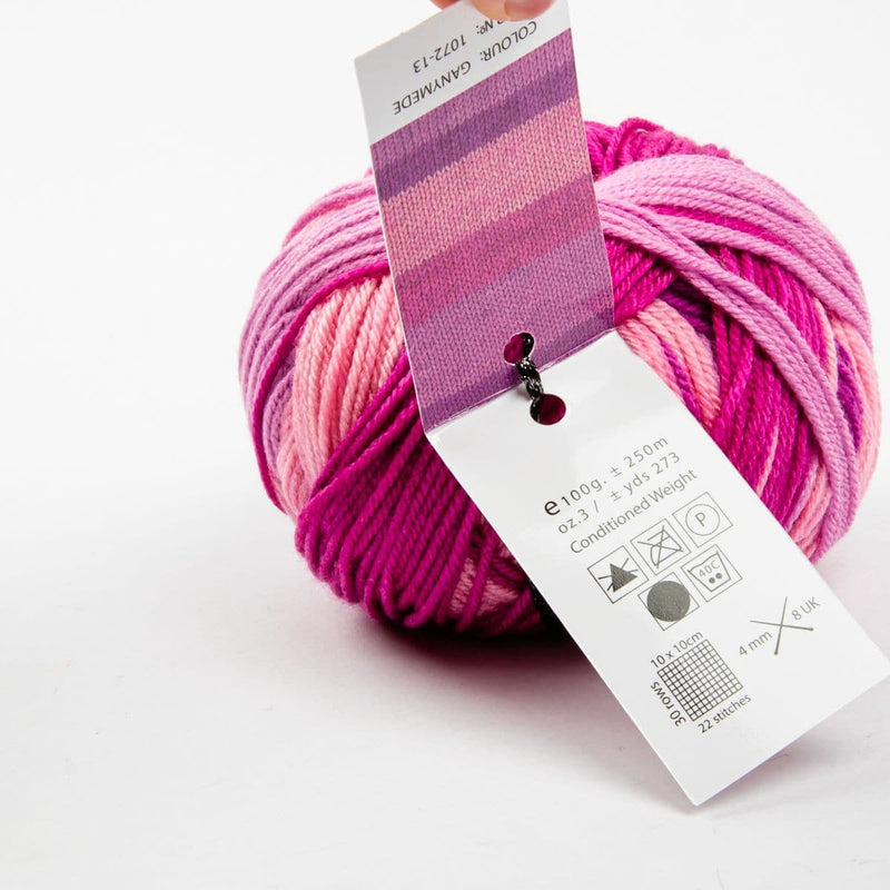 Misty Rose Superb 88 100% Anti Piling Acrylic Yarn 100 Grams  100% Anti Piling Acrylic Yarn 100 Grams  col: 1072-13 Ganymede Knitting and Crochet Yarn