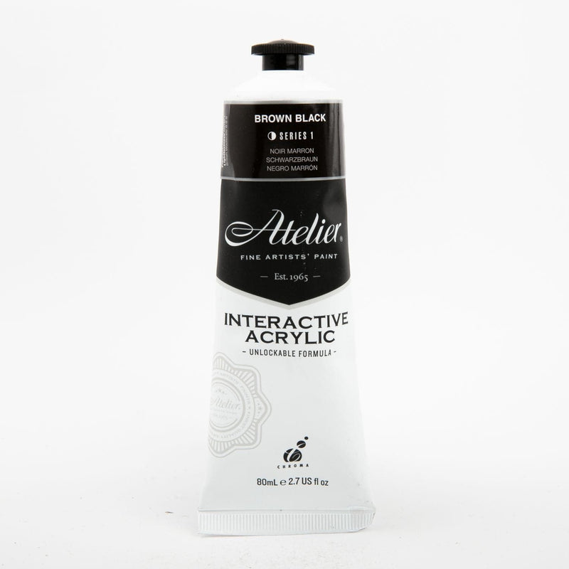 Atelier Artist Acrylic Series 1 80mL Brown Black