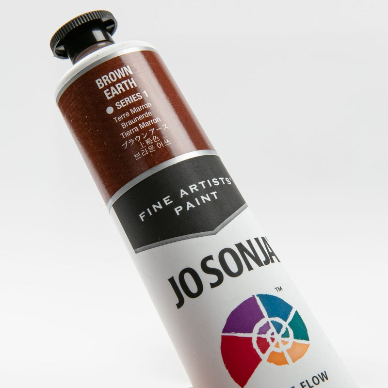 Saddle Brown Jo Sonja Acrylic Colour Paint Series 1 75mL Brown Earth Acrylic Paints