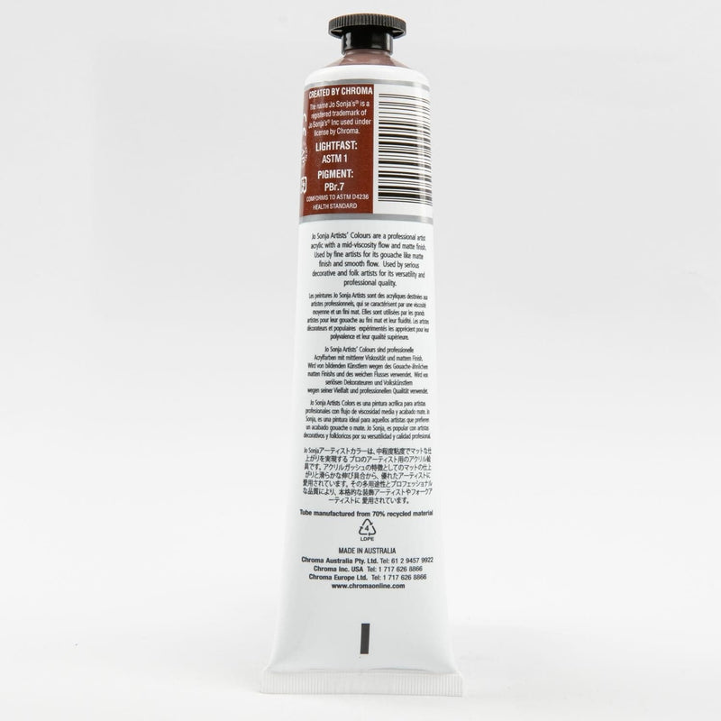 Gray Jo Sonja Acrylic Colour Paint Series 1 75mL Brown Earth Acrylic Paints