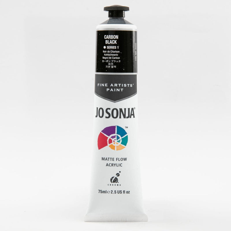 Dark Slate Gray Jo Sonja Acrylic Colour Paint Series 1 75mL Carbon Black Acrylic Paints