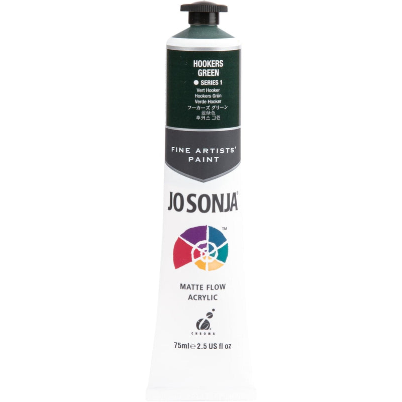 Dark Slate Gray Jo Sonja Artist Acrylic  Series 1 75mL Hookers Green Acrylic