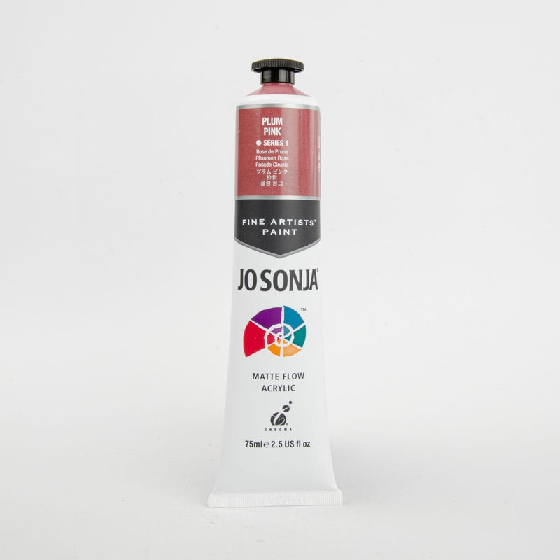 Maroon Jo Sonja Acrylic Colour Paint Series 1 75mL Plum Pink Acrylic Paints