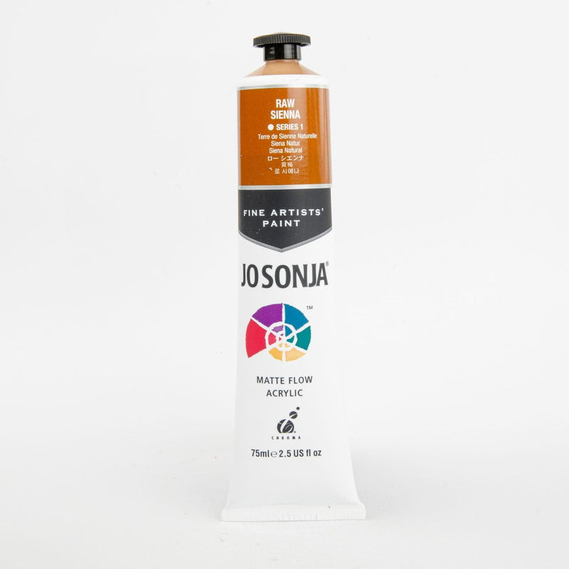 Chocolate Jo Sonja Acrylic Colour Paint Series 1 75mL Raw Sienna Acrylic Paints