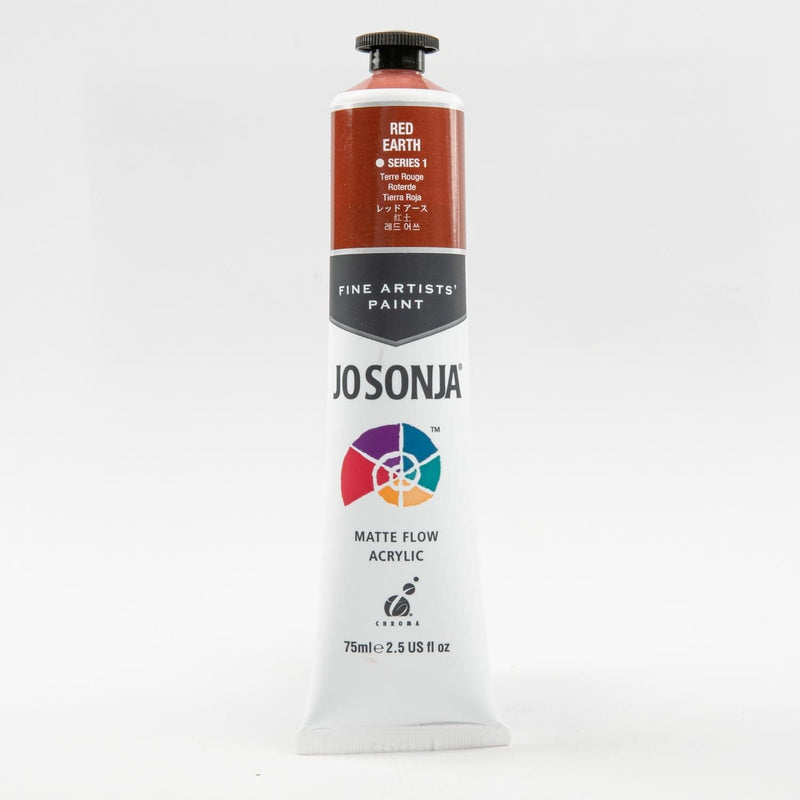 Saddle Brown Jo Sonja Acrylic Colour Paint Series 1 75mL Red Earth Acrylic Paints