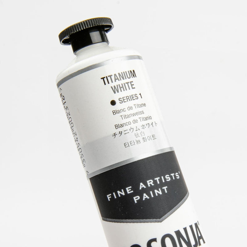 Gray Jo Sonja Acrylic Colour Paint Series 1   75mL  Titanium White Acrylic Paints