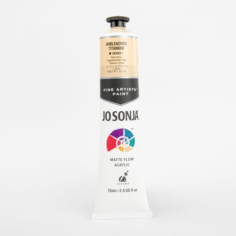 Bisque Jo Sonja Acrylic Colour Paint Series 1 75mL Unbleached Titanium Acrylic Paints