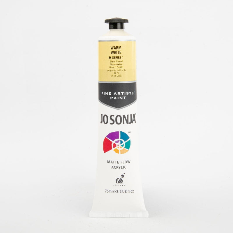 Khaki Jo Sonja Acrylic Colour Paint Series 1 75mL Warm White Acrylic Paints