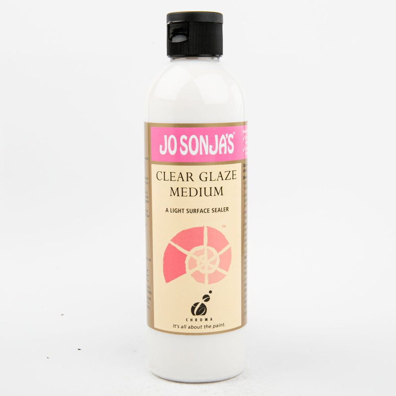 Bisque Jo Sonja Medium 250mL Clear Glaze Medium Acrylic Paints