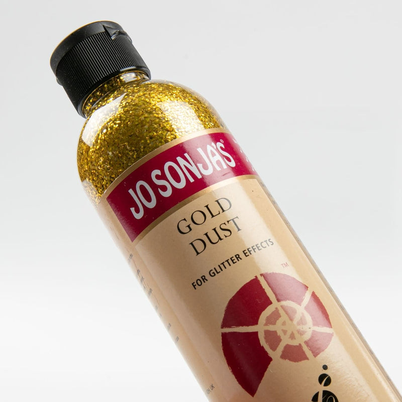 Dark Red Jo Sonja Medium 250mL Gold Dust Acrylic Paints