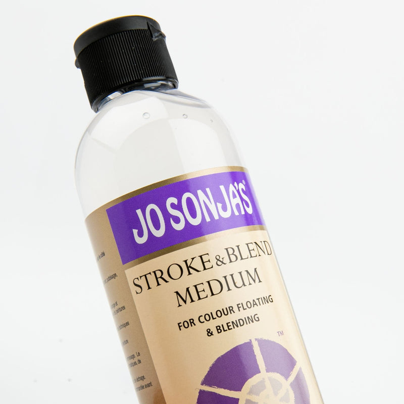 Dark Slate Blue Jo Sonja Medium 250mL Stroke   and Blending Medium Acrylic Paints