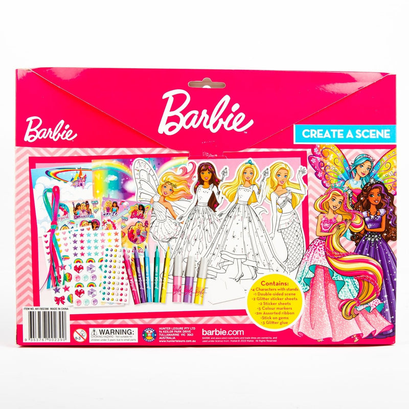 Deep Pink Barbie Create Your Own Scene Kids Craft Kits