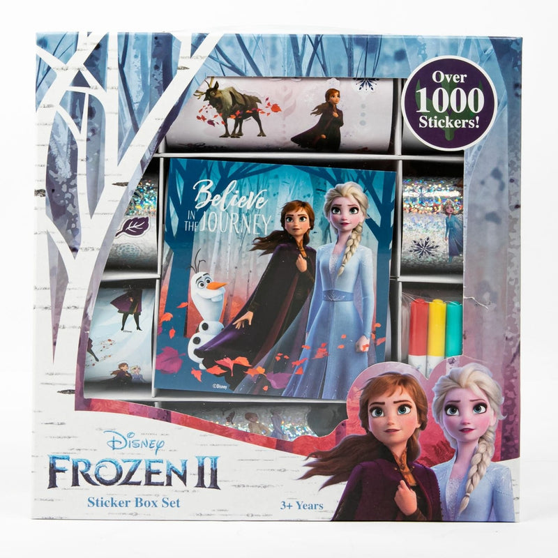 White Smoke Frozen 2 Sticker Box Set Contains 1000 stickers Kids Craft Kits