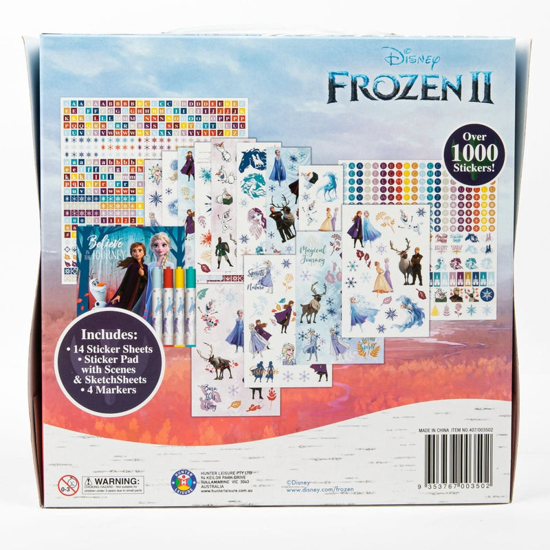 Lavender Frozen 2 Sticker Box Set Contains 1000 stickers Kids Craft Kits