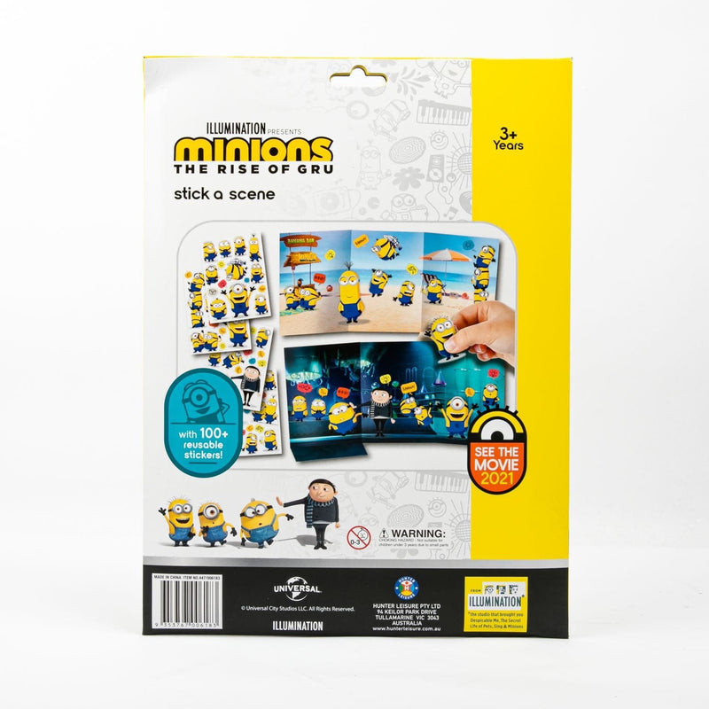 Gold Minions 2 Stick A Scene Activity Set Kids Craft Kits
