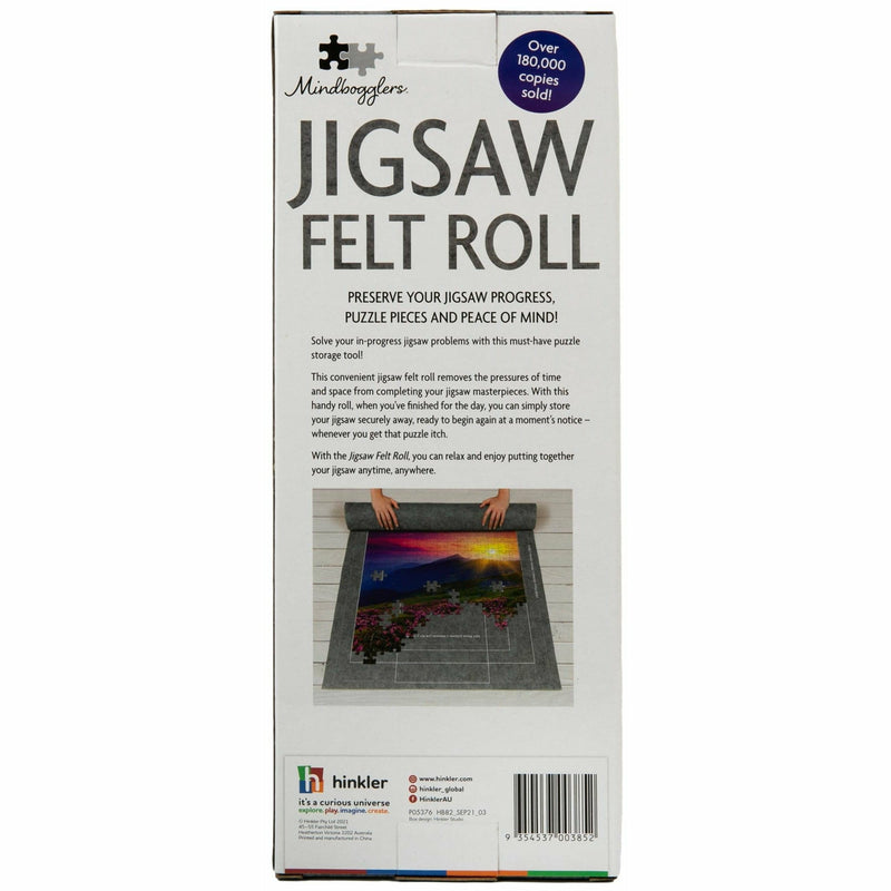 Light Gray Mindbogglers Jigsaw Felt Roll Puzzles