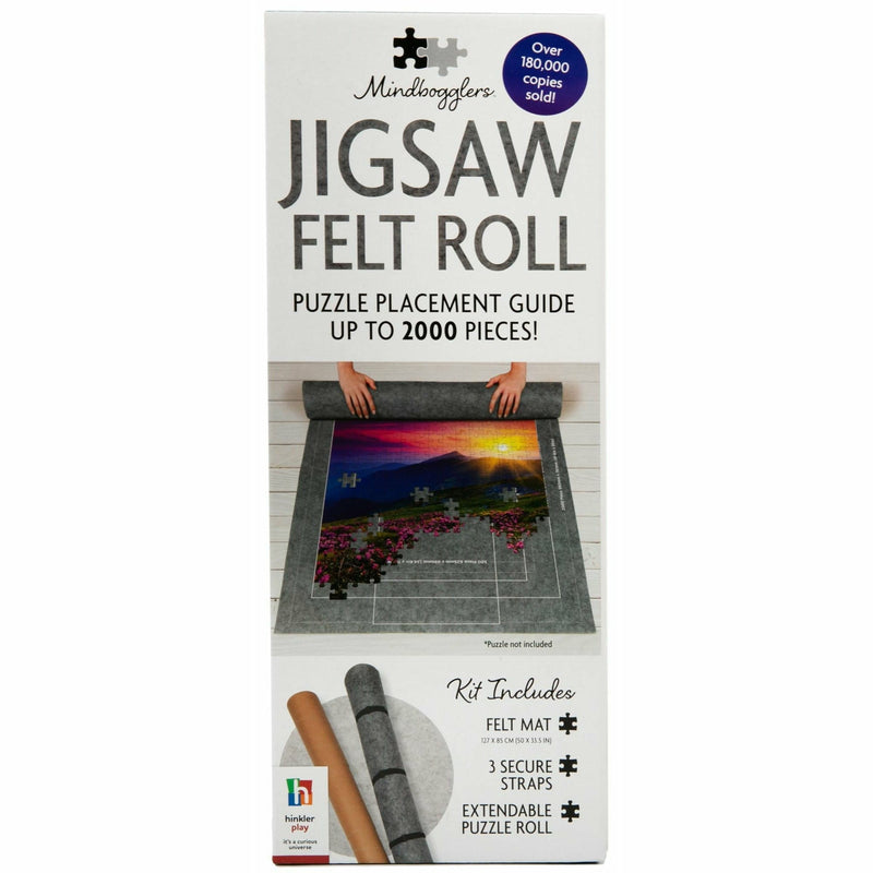 Dark Slate Gray Mindbogglers Jigsaw Felt Roll Puzzles